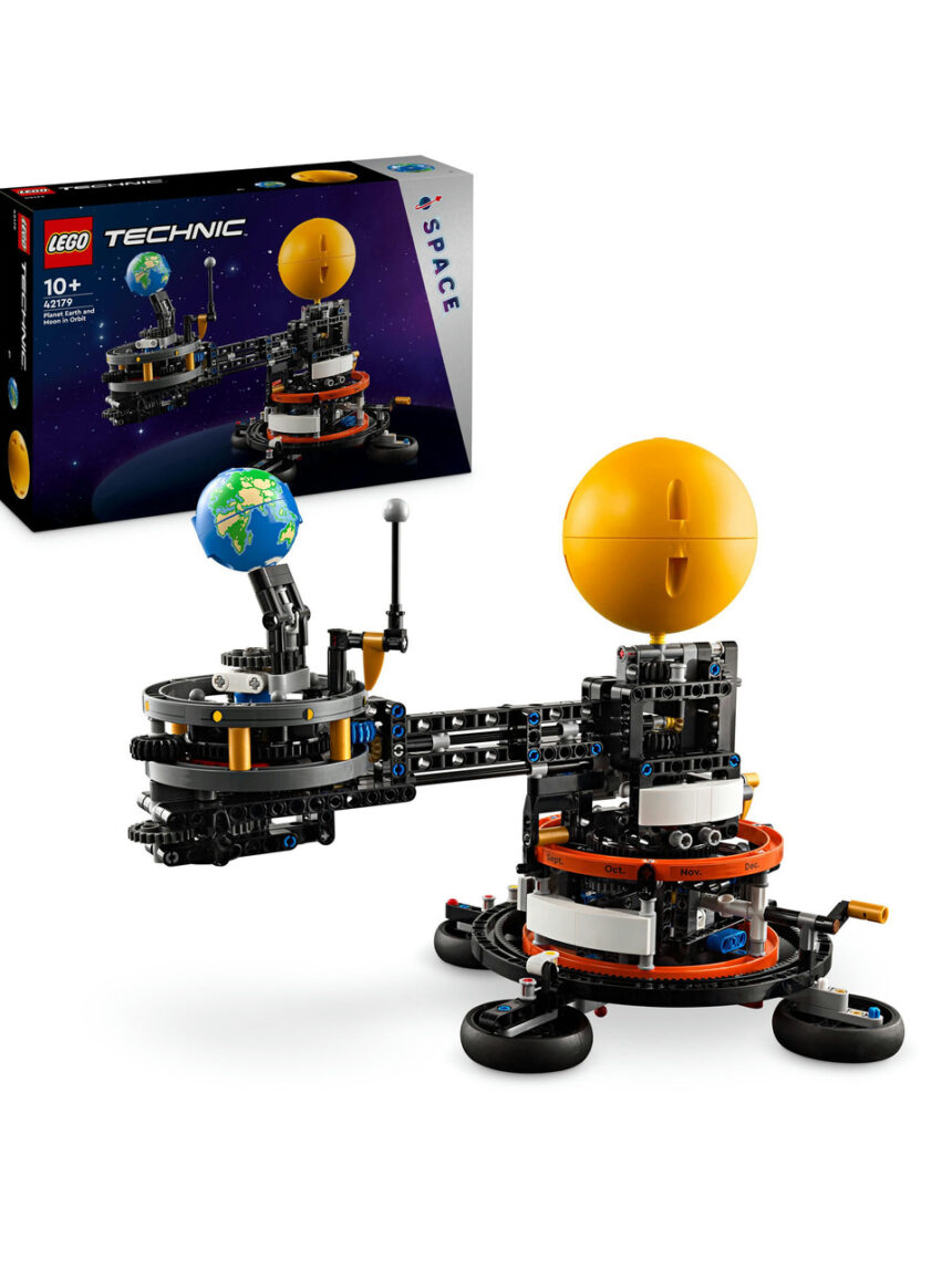 Planeta terra e lua em órbita - 42179 - lego technic - LEGO