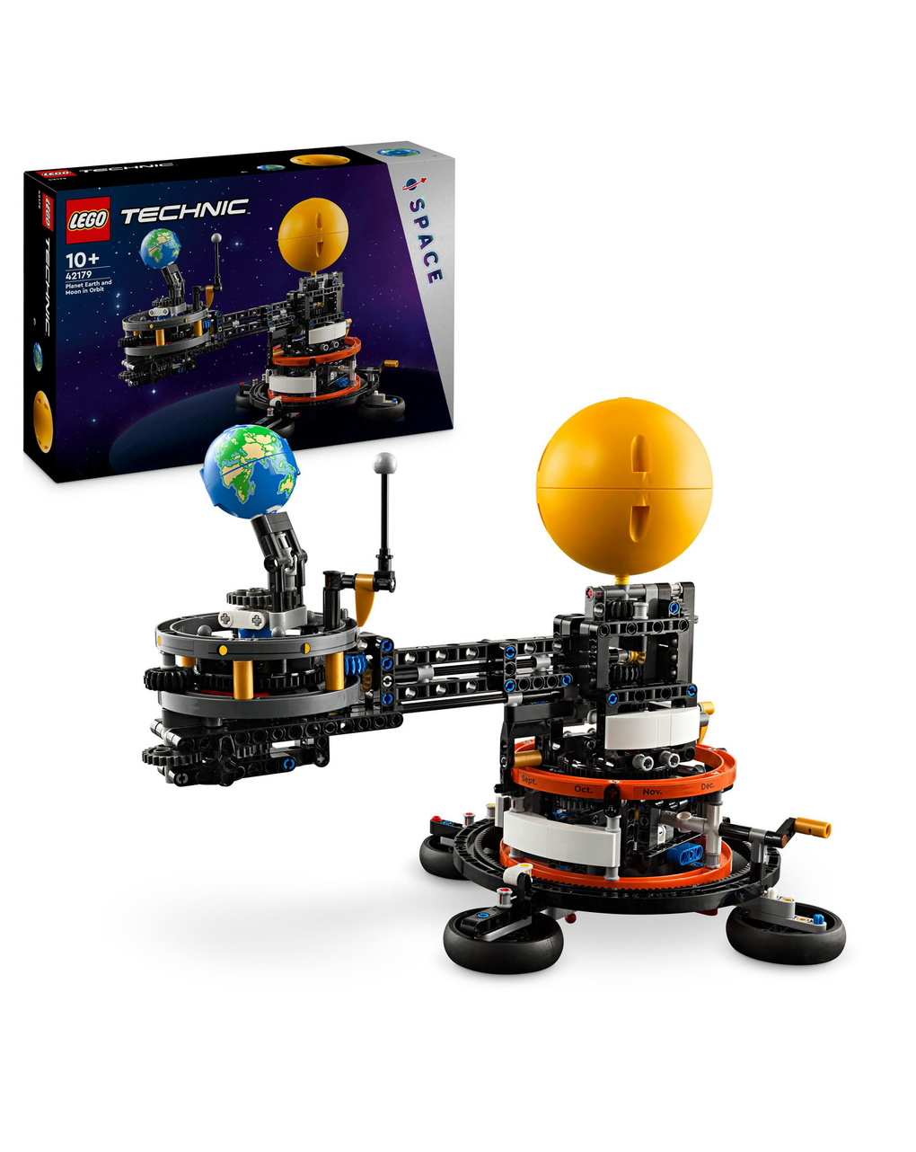 Planeta terra e lua em órbita - 42179 - lego technic - LEGO