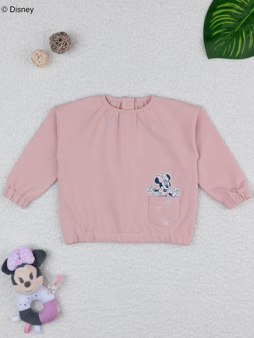 Camisola minnie cor-de-rosa para menina - Prénatal