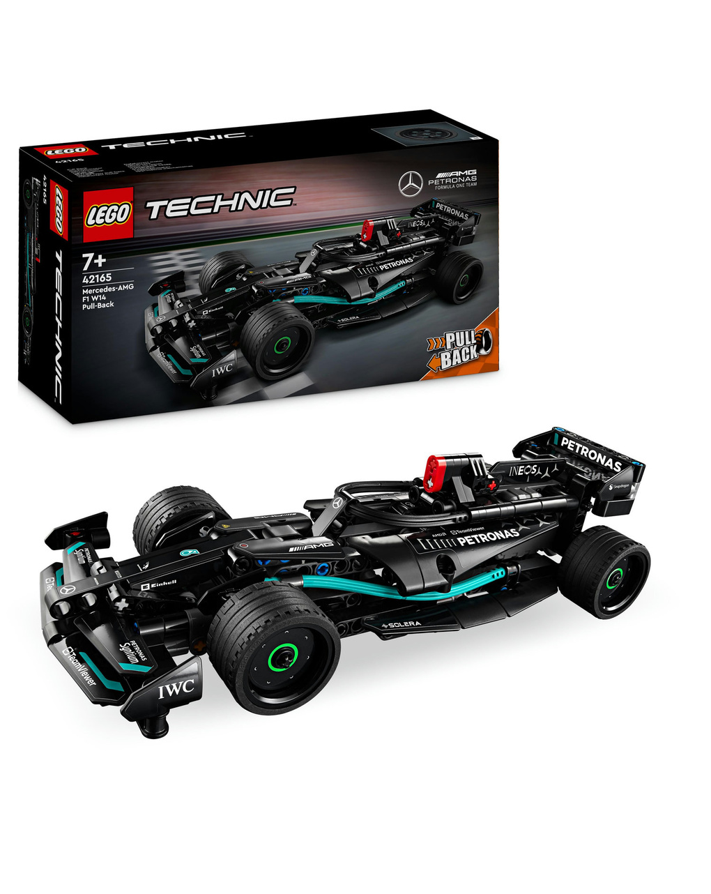 Mercedes-amg f1 w14 e performance pull-back - 12165 - lego technic - LEGO