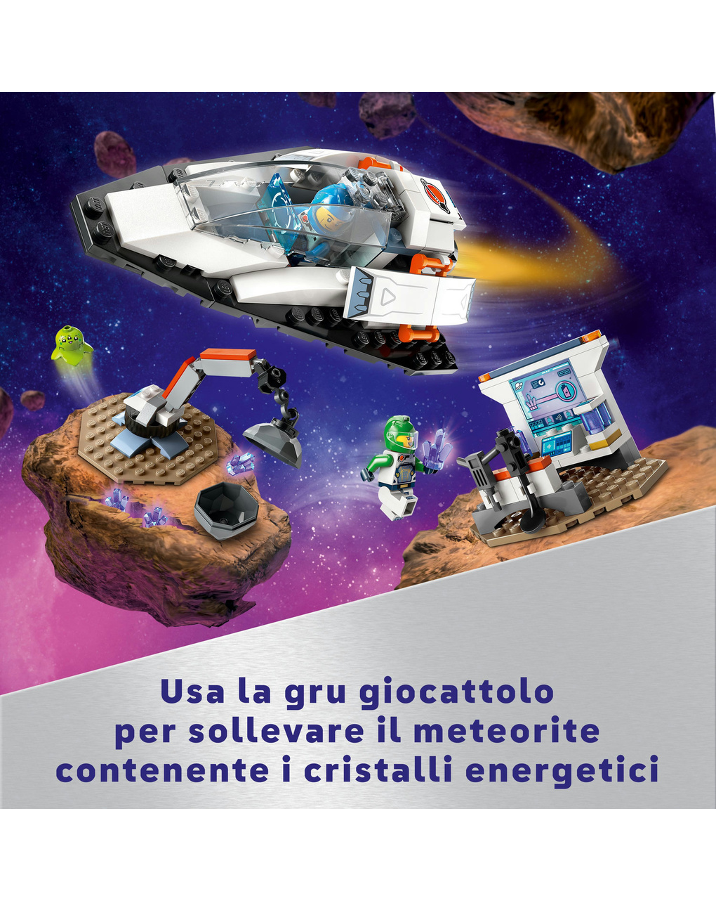 Descoberta do vaivém espacial e do asteroide - LEGO