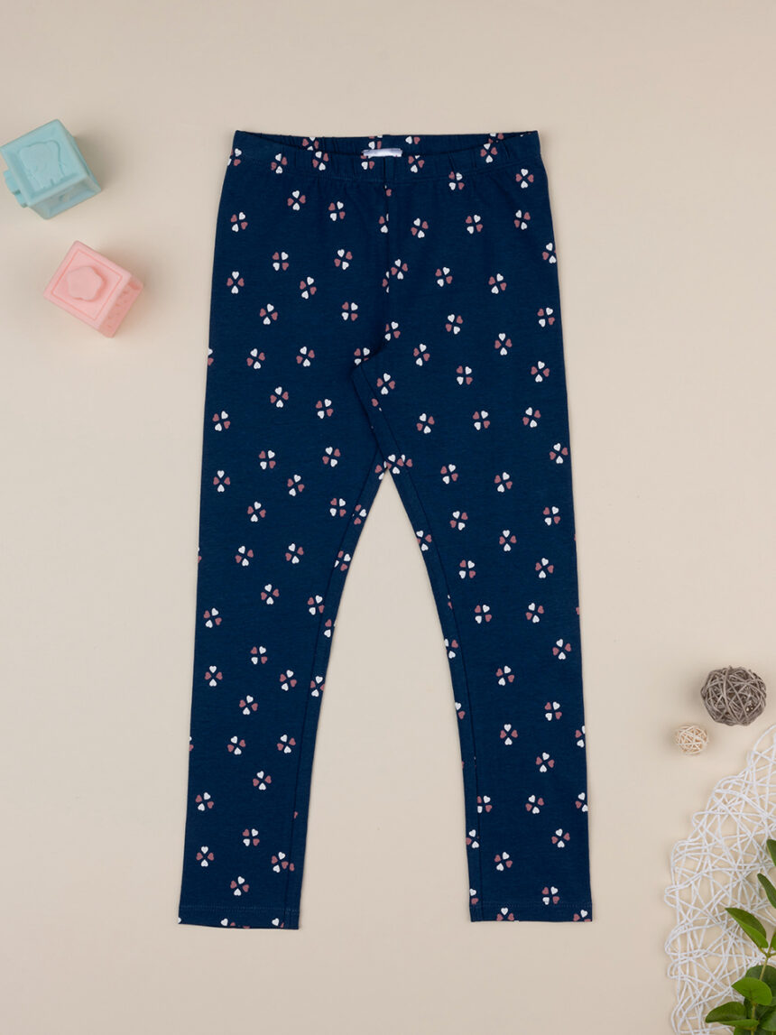 Legging azul estampada para rapariga - Prénatal