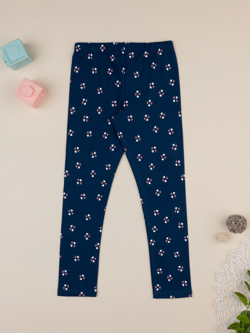 Legging azul estampada para rapariga - Prénatal