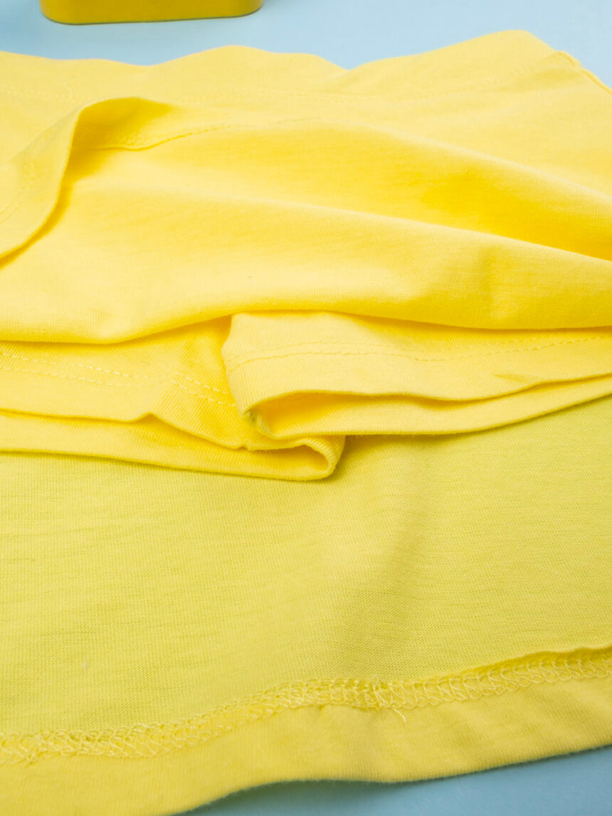 Calças-saia amarelas para rapariga - Prénatal