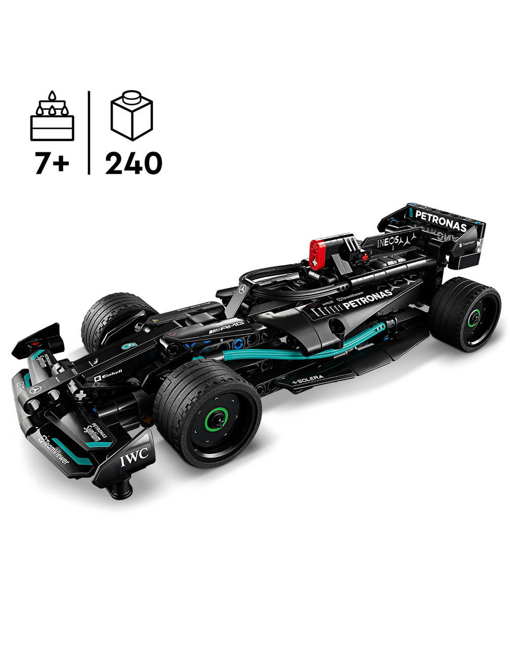 Mercedes-amg f1 w14 e performance pull-back - 12165 - lego technic - LEGO