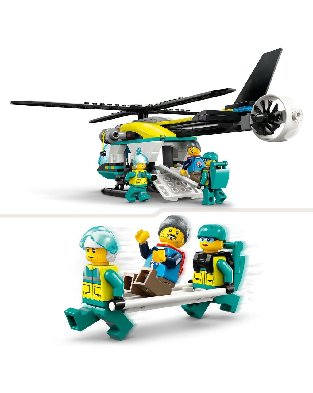 Helicóptero de resgate de emergência - 60405 - lego city - LEGO