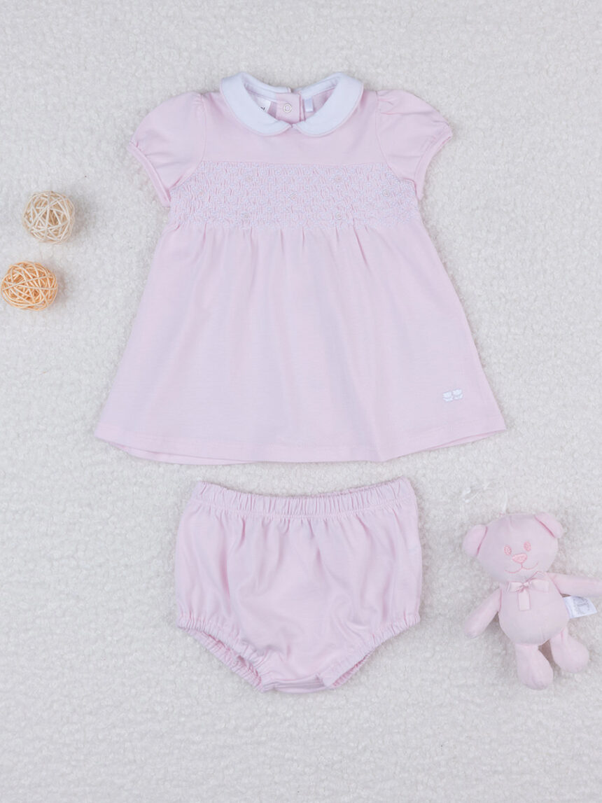 Vestido de bebé cor-de-rosa - Prénatal