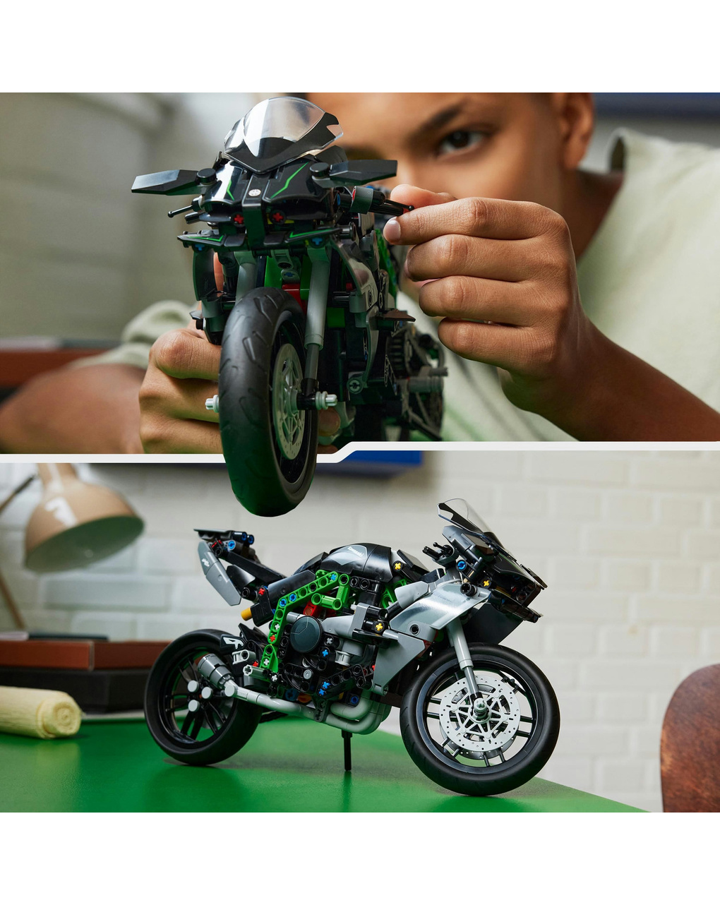 Moto kawasaki ninja h2r - 42170 - lego technic - LEGO