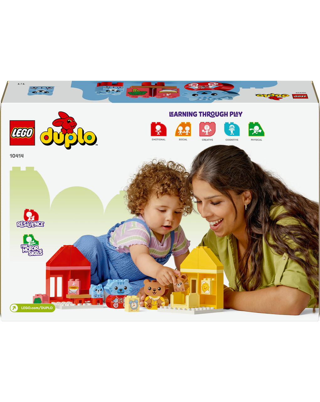 Actividades diárias: comer e ir para a cama - 10414 - lego duplo - Duplo