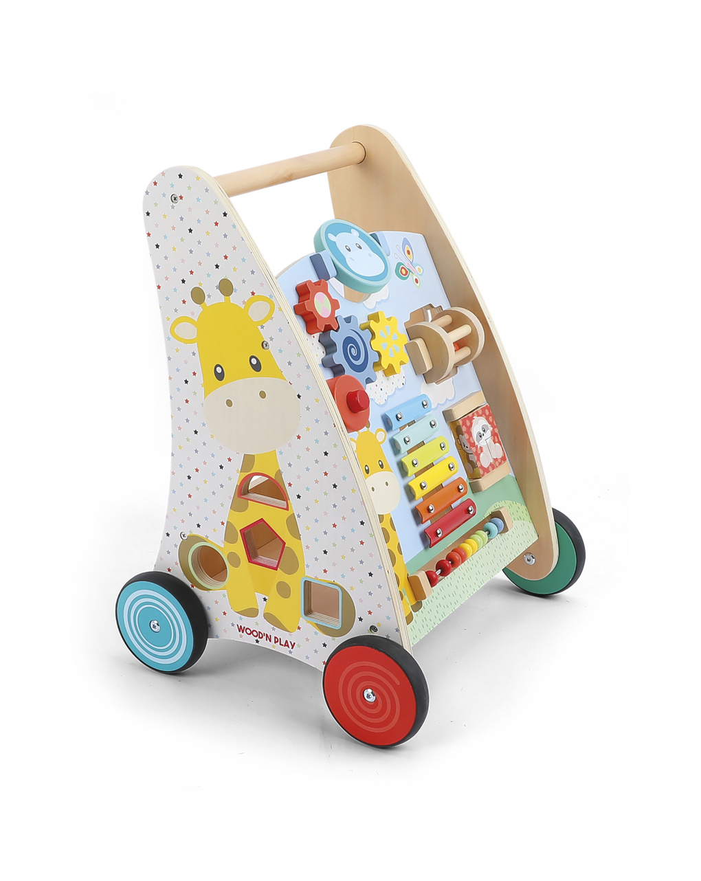 Andador de bebé carrellino primi passi - wood 'n' play - Wood N'play