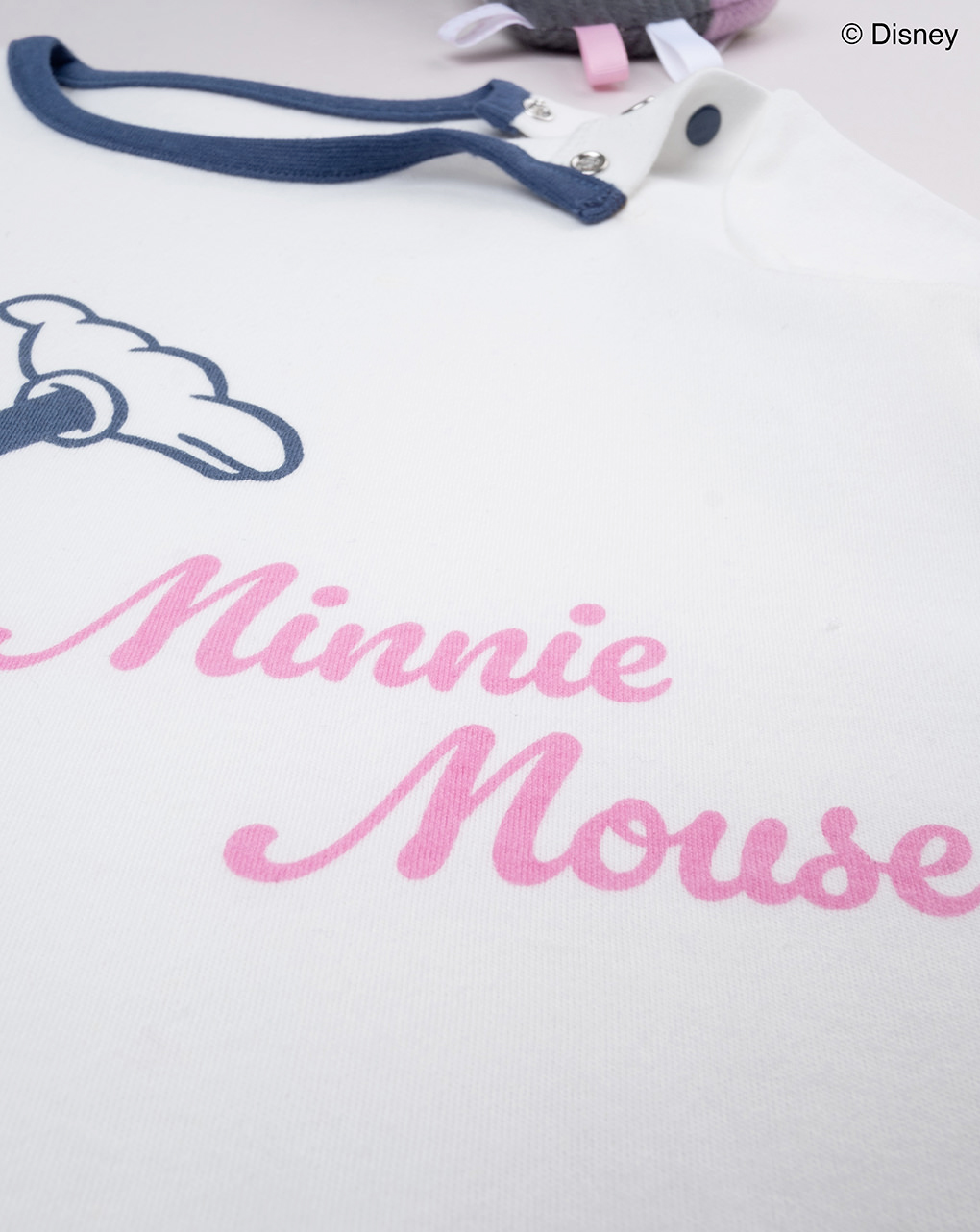 Pijama da minnie para menina branco/azul - Prénatal