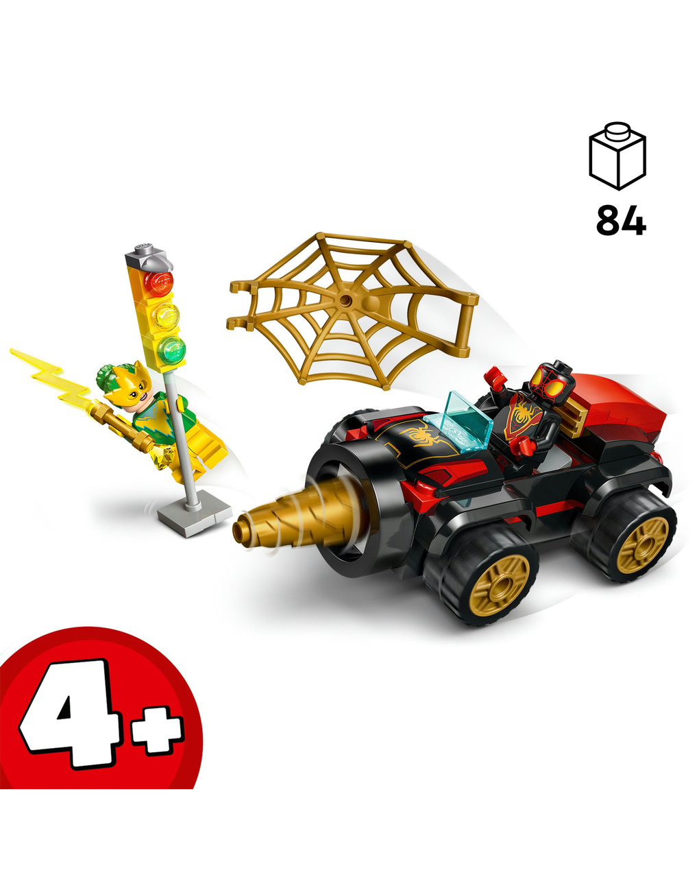 O aranha e os seus amigos o veículo de perfuração do homem-aranha 10792 - lego - Lego Spidey