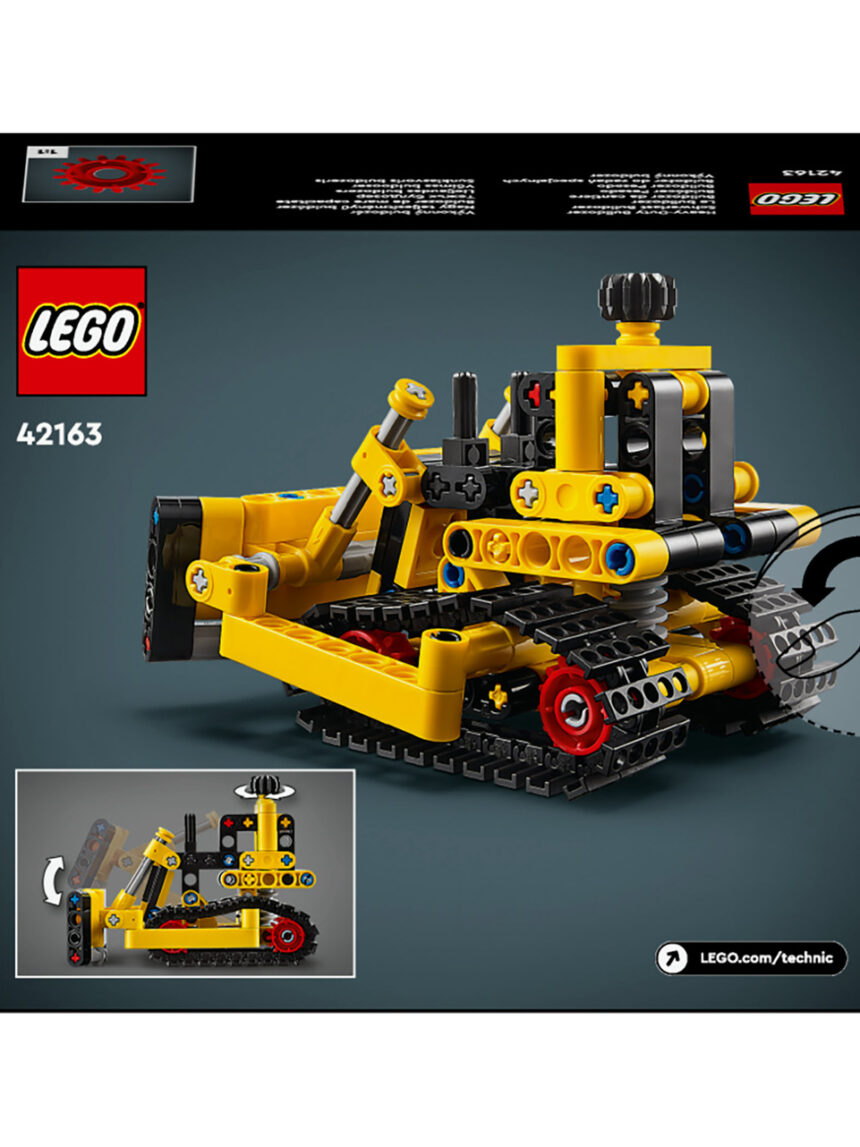 Bulldozer para estaleiro - 42163 - lego technic - LEGO