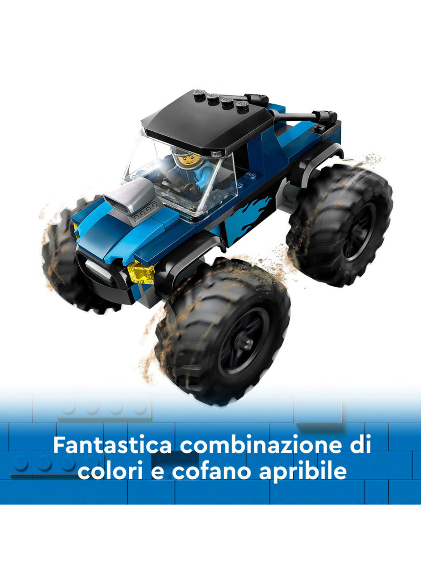 Monster truck blu - 60402 - lego city - LEGO