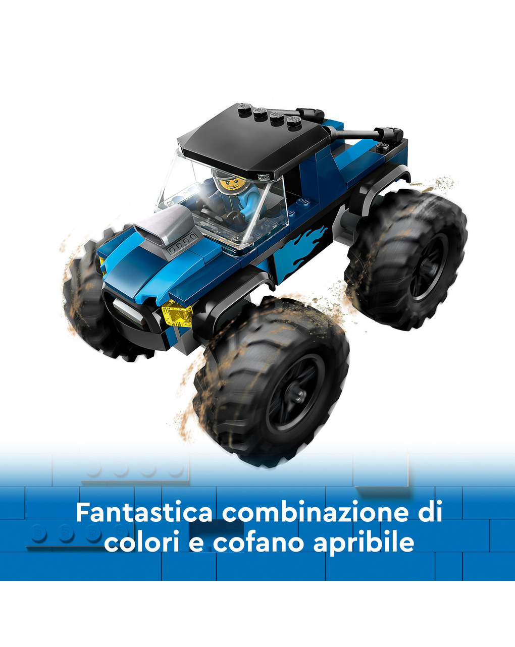 Monster truck blu - 60402 - lego city - LEGO