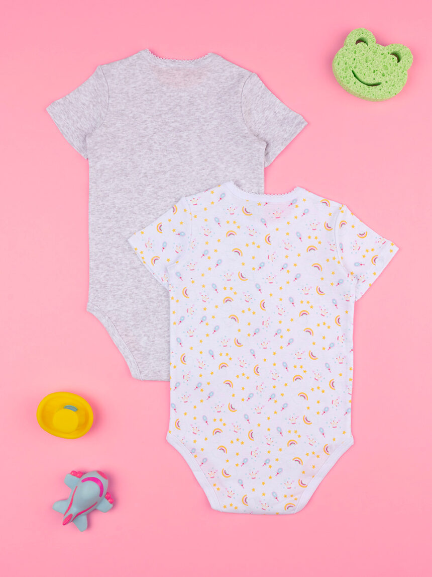 Pack 2 body bimba grigio - Prénatal