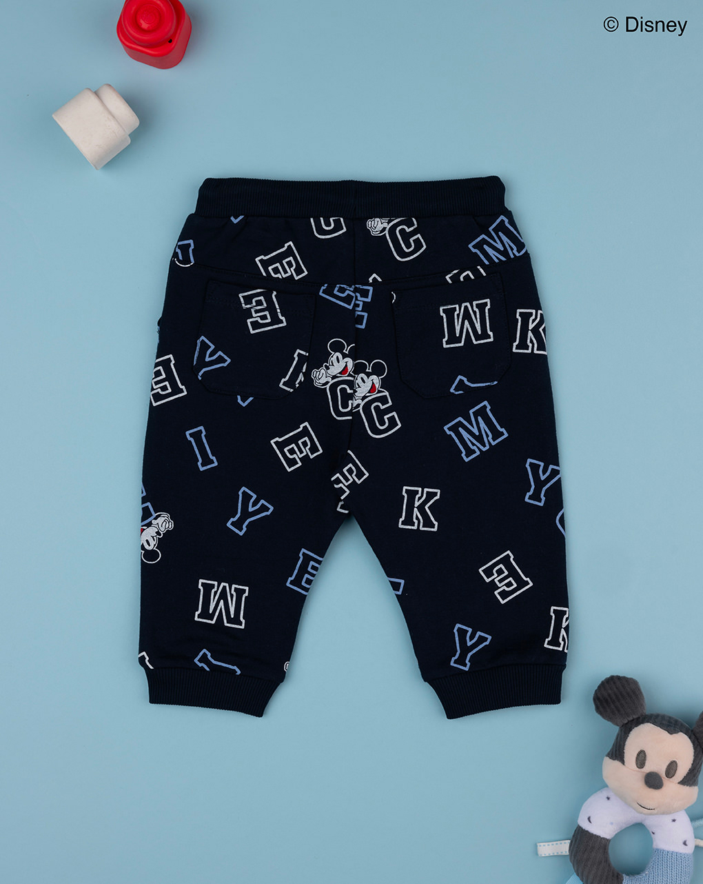 Calças mickey mouse azul bebé - Prénatal