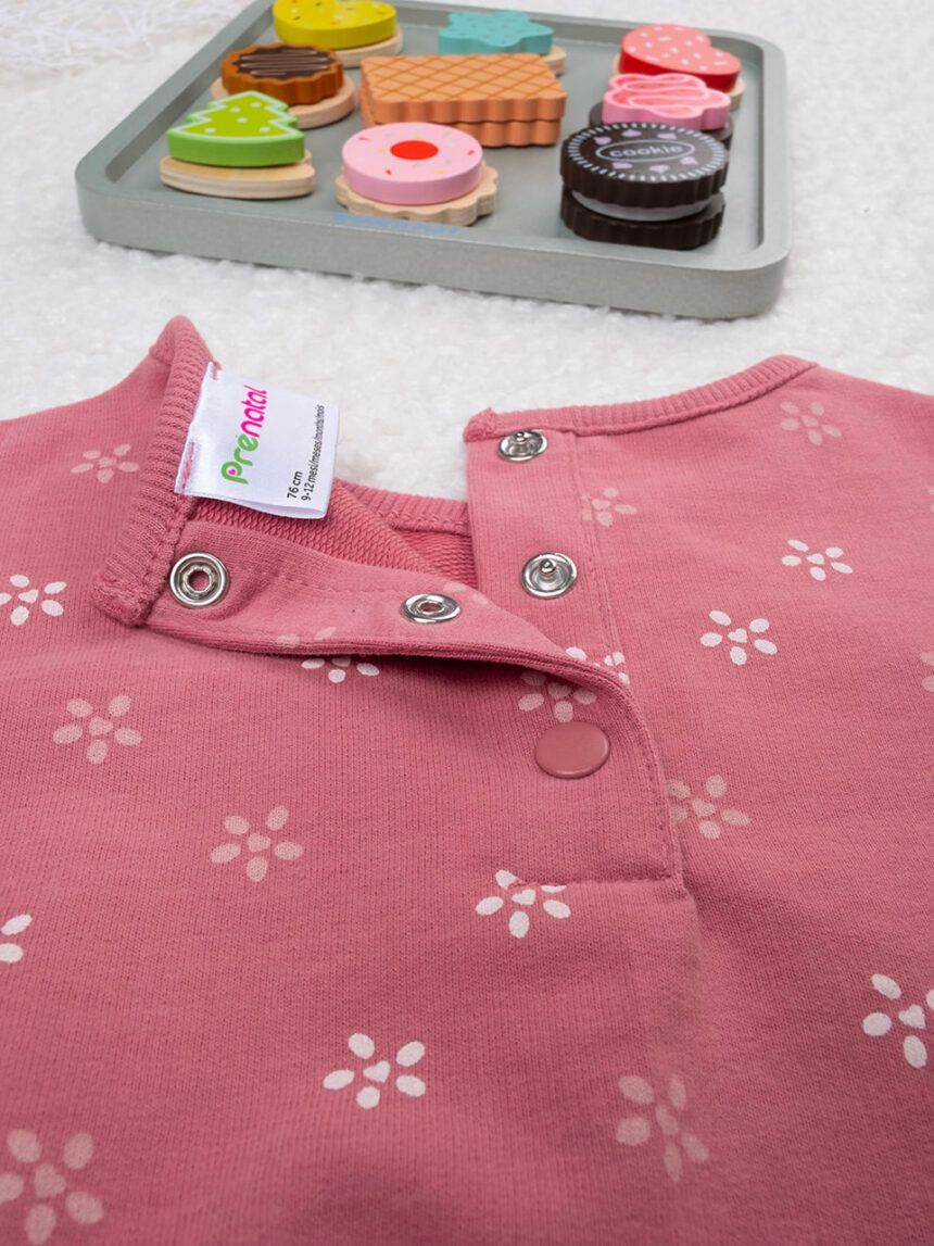 Maglia french terry bimba rosa - Prénatal