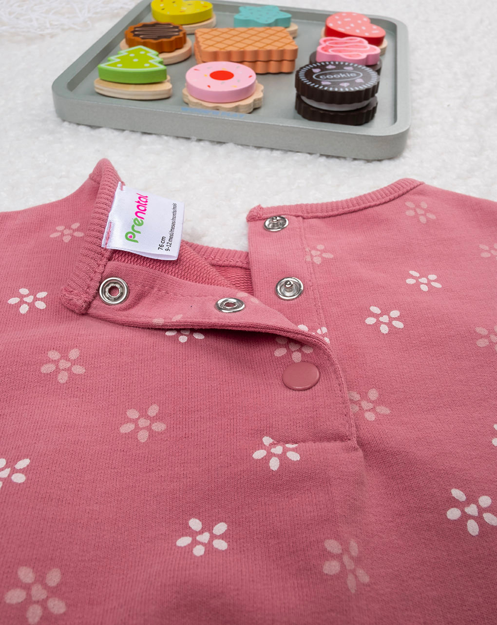 Maglia french terry bimba rosa - Prénatal