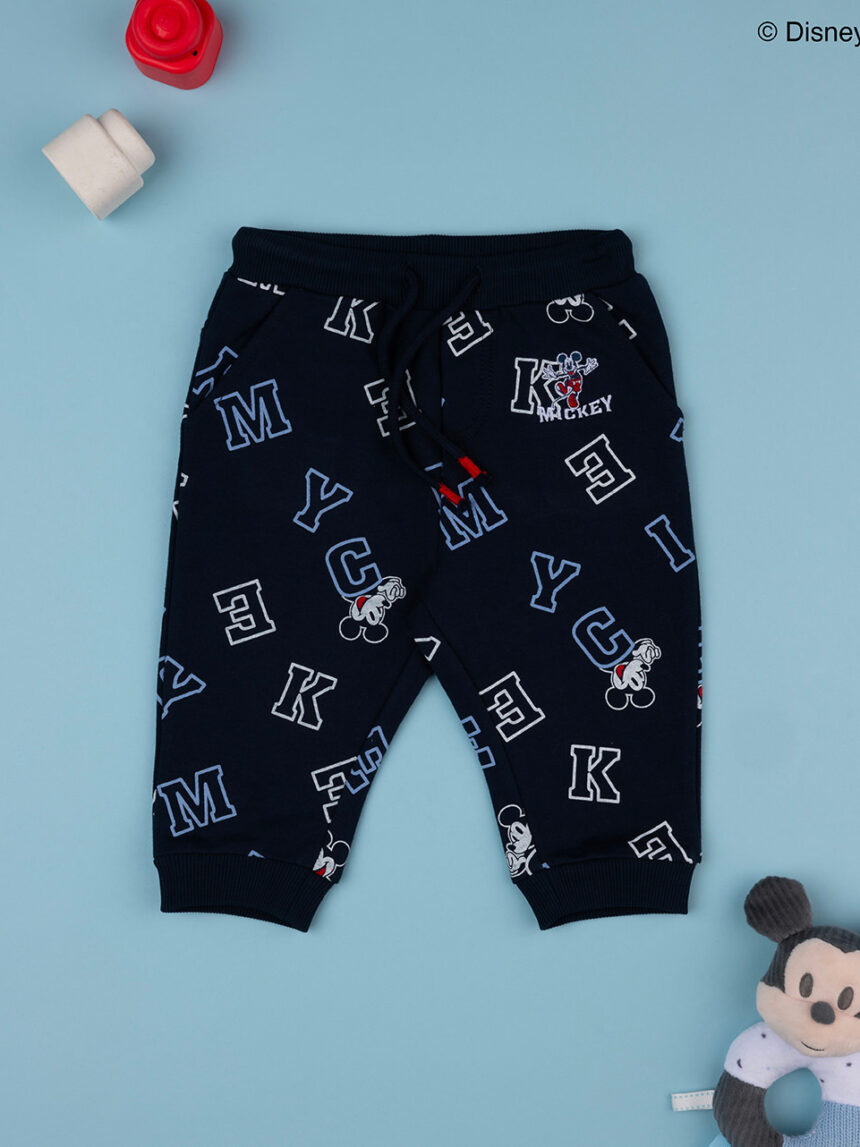 Calças mickey mouse azul bebé - Prénatal