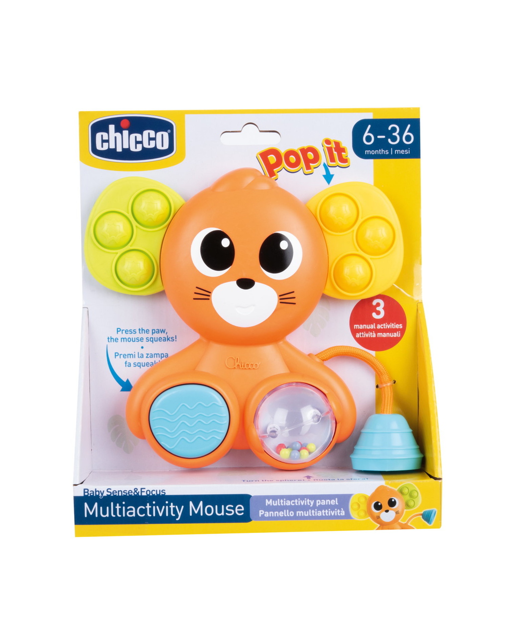 Brinquedo multiactividades mouse - 6m+ - chicco - Chicco