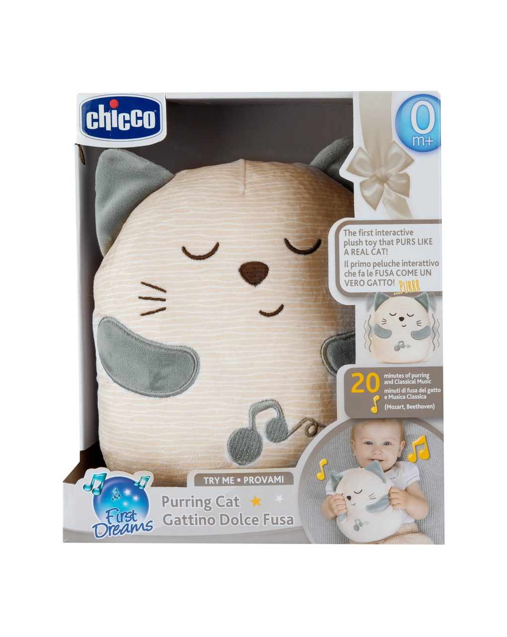 Brinquedo para gatinhos sweet purr - 0m+ - chicco - Chicco